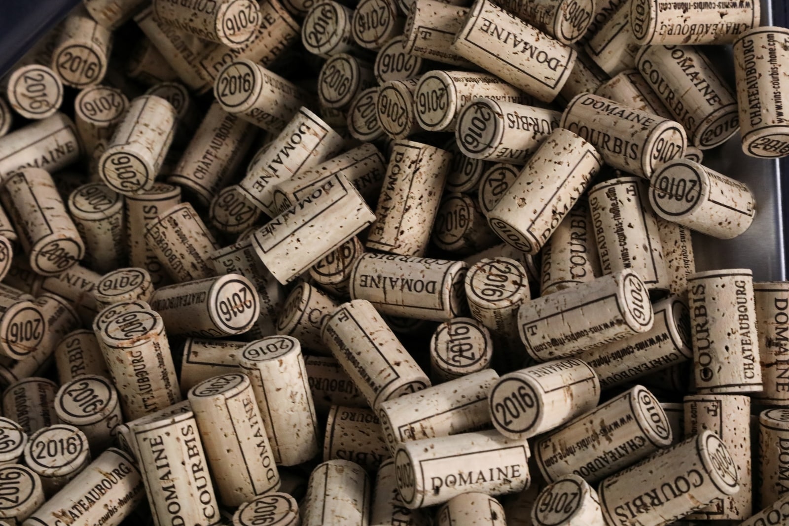 bouchons en liège du Domaine Courbis